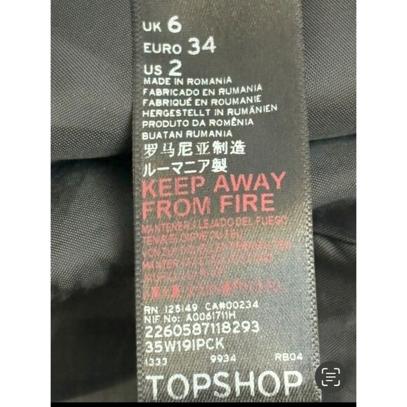 TOPSHOP Royal Blue Spaghetti Strap Satin Mini Dress Prom Cocktail Formal sz 2 - Picture 8 of 10